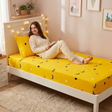 Единичен комплект чаршафи с ластик от 3 части, Сиси