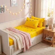 Единичен комплект чаршафи с ластик от 3 части, Сиси