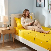 Единичен комплект чаршафи с ластик от 3 части, Сиси