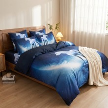 3D комплект чаршафи, от 6 части - Еднорог