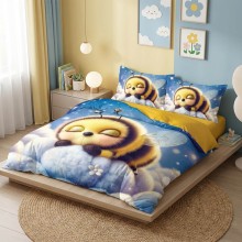 5D спален комплект чаршафи - Мая, от 6 части с ластик