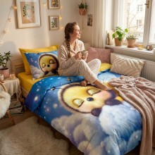 5D спален комплект чаршафи - Мая, от 6 части с ластик