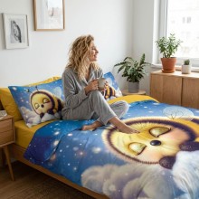 5D спален комплект чаршафи - Мая, от 6 части с ластик