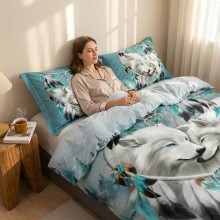 3D комплект чаршафи, от 4 части, Волф