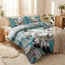 3D комплект чаршафи, от 4 части, Волф