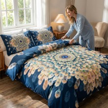 3D комплект чаршафи, от 4 части, Инди