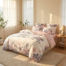 Спален комплект чаршафи,  Розов сън