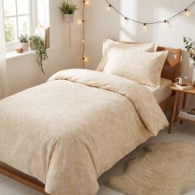 Спален комплект чаршафи за единично легло, от 4 части - Крем