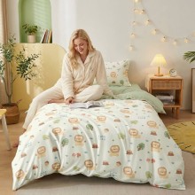 Спален комплект чаршафи за единично легло, от 4 части - Лори