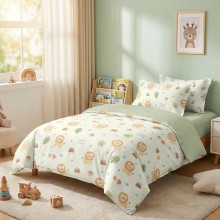 Спален комплект чаршафи за единично легло, от 4 части - Лори