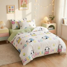 Спален комплект чаршафи за единично легло, от 4 части - Деби