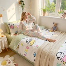 Спален комплект чаршафи за единично легло, от 4 части - Деби