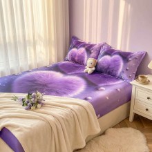 Спален комплект чаршафи с ластик от 3 части, Мини