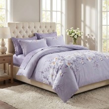 Спален комплект чаршафи с ластик от 6 части, Орхид