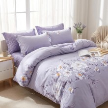 Спален комплект чаршафи с ластик от 6 части, Орхид