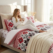 Спален комплект чаршафи, от 6 части, Шевица