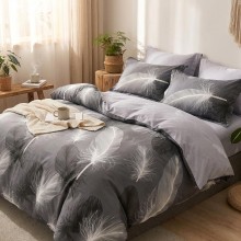 Спален комплект чаршафи с ластик от 6 части, Агнес