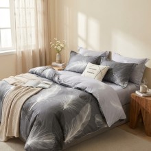 Спален комплект чаршафи с ластик от 6 части, Агнес