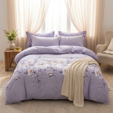 Спален комплект чаршафи, от 6 части, Орхид