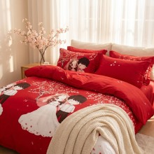 Спален комплект чаршафи, от 6 части, Блосъм