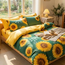 Спален комплект чаршафи - Ара слънчогледи