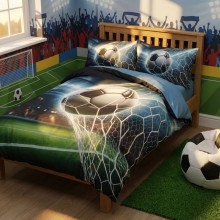 3D комплект чаршафи от 4 части, Футбол