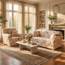 Комплект калъфи за диван и фотьойл Бела Комплект калъфи за диван и фотьойл Бела