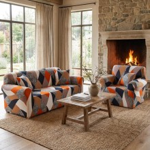 Комплект калъфи за диван и фотьойл Каре