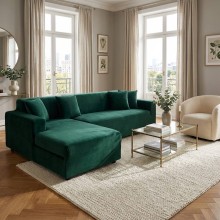 Калъф за ъглов диван Вера - Платина Калъф за ъглов диван Вера - Платина