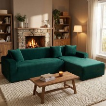 Калъф за ъглов диван Вера - Платина Калъф за ъглов диван Вера - Платина