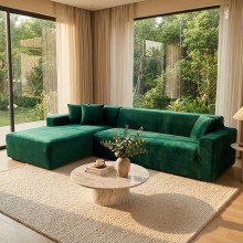 Калъф за ъглов диван Вера - Платина Калъф за ъглов диван Вера - Платина