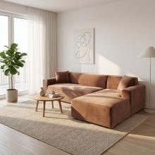 Калъф за ъглов диван Вера - Карамел