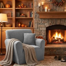 Kалъф за фотьойл Вера - Сив Kалъф за фотьойл Вера - Сив