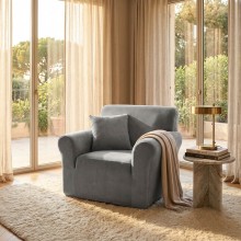 Kалъф за фотьойл Вера - Сив Kалъф за фотьойл Вера - Сив