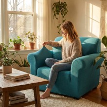 Kалъф за фотьойл Ария - Мента Kалъф за фотьойл Ария - Мента