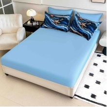 5D спален комплект чаршафи- Морско дъно, от 6 части с ластик 5D спален комплект чаршафи- Морско дъно, от 6 части с ластик