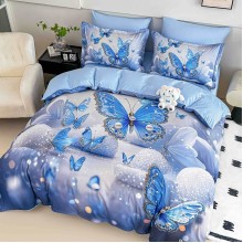 5D спален комплект чаршафи- Пеперуди, от 6 части с ластик 5D спален комплект чаршафи- Пеперуди, от 6 части с ластик