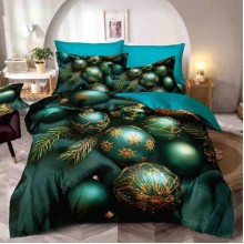 Коледен спален комплект чаршафи - Коледна Магия, от 6 части с ластик Коледен спален комплект чаршафи - Коледна Магия, от 6 части с ластик