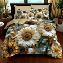 5D спален комплект чаршафи - Радост, от 6 части с ластик 5D спален комплект чаршафи - Радост, от 6 части с ластик