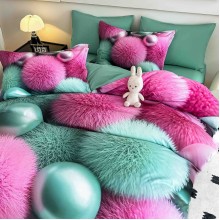 5D спален комплект чаршафи - Пухи, с ластик 5D спален комплект чаршафи - Пухи, с ластик