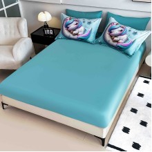 5D спален комплект чаршафи - Еднорог, от 6 части с ластик 5D спален комплект чаршафи - Еднорог, от 6 части с ластик