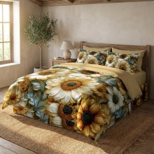 5D спален комплект чаршафи - Радост, от 6 части с ластик