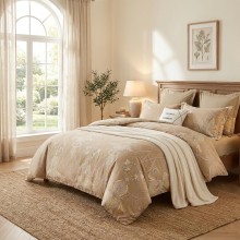 Спален комплект чаршафи с ластик от 6 части, Адамант