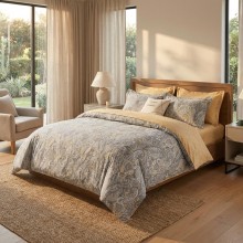 Спален комплект чаршафи с ластик от 6 части, Мираж