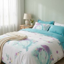 Спален комплект чаршафи, Делфин