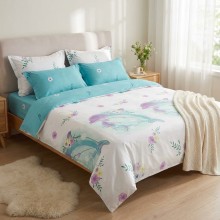 Спален комплект чаршафи, Делфин