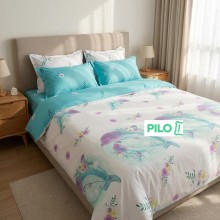 Спален комплект чаршафи, Делфин