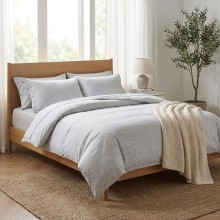 Спален комплект чаршафи, Тереза - Сив