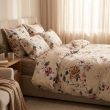 Спален комплект чаршафи - Цветна шир