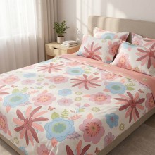 Спален комплект чаршафи, Райска градина